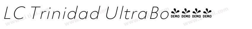 LC Trinidad UltraBo字体转换 LC Trinidad UltraBo字体转换
